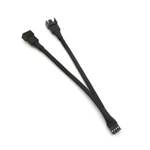 Angitu Computer CPU Lüfter Kühlung Stromkabel Molex 2510 CPU 4pin Lüfter Kühlung Splitter Cable-15cm