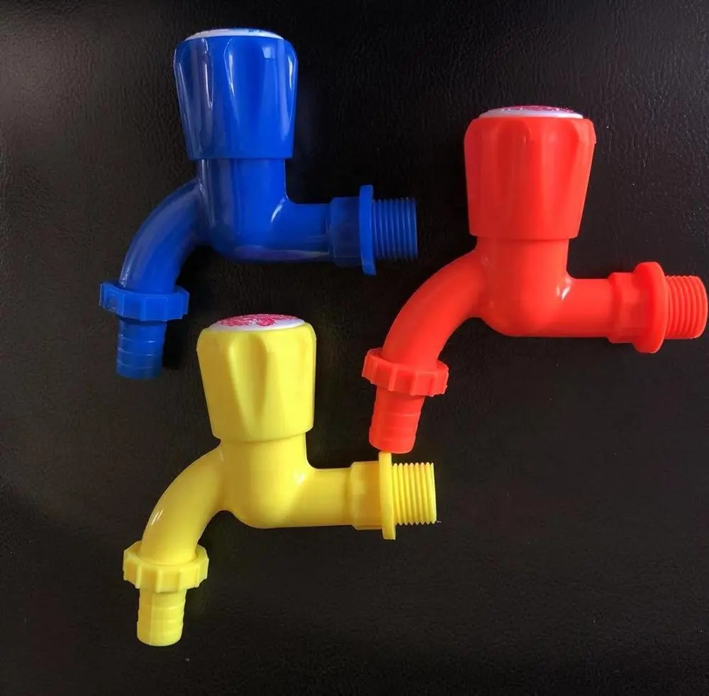 Fabriek leverancier plastic bibcock tap in pp materiaal met keramische klep in verschillende kleur (BD-58)