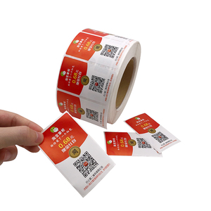 Bán Buôn Tự Dính Mã <span class=keywords><strong>QR</strong></span> Scratch-Off Giấy Cuộn Sticker Tùy Chỉnh Ngẫu Nhiên, Số Serial Mã Vạch Nhãn Dán Nhãn In - Product Image 1