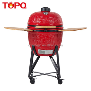 Topq terracota horno asador mesitas con <span class=keywords><strong>ruedas</strong></span>/Tailandés <span class=keywords><strong>barbacoa</strong></span> de <span class=keywords><strong>carbón</strong></span> con portátil plegable Mesa Redonda - Product Image 2