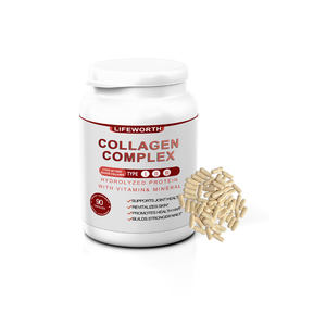 Compléments alimentaires LIFEWORTH Collagène marin 100% peptides hydrolysés Acide hyaluronique enrichi Vitamine C Produits de beauté Peau adulte - Product Image 2