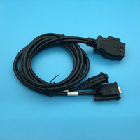 Cable OEM OBD OBD2 macho aislado de goma a DB9 macho o hembra para aplicaciones de máquinas electrónicas de automóviles