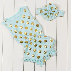 2016 ropa de bebé rompen mamelucos de los bebés del bebé lactante ruptura de lentejuelas soleado burbuja - Product Image 3