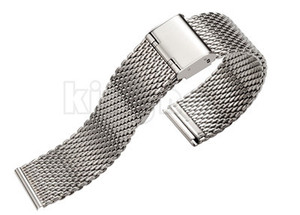 12mm to26mm <span class=keywords><strong>Requin</strong></span> Maille 316L Solide En Acier Inoxydable Bracelet <span class=keywords><strong>de</strong></span> Montre En Métal <span class=keywords><strong>Bande</strong></span> - Product Image 4
