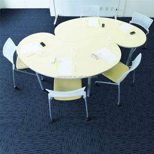 50x50 cm modulaire commercial pp dalles de moquette avec arrière EN PVC - Product Image 2