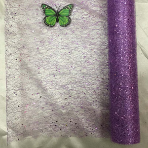 Micro Lưới Polyester Organza Sheer Vải Cho Hoa Gói - Product Image 3