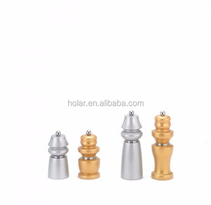 [Holar] ไต้หวันทำโมเดิร์นการออกแบบที่ไม่ซ้ำกันเงินทองคู่มือเกลือและพริกไทยมิลล์ - Product Image 3