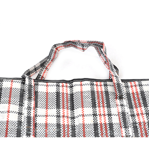 Periksa Desain Tas Koper Kuat Tas Jinjing Jumbo Tas Anyaman Ritsleting Kustom Pp Besar Murah Daur Ulang Cokelat Troli Ekstra Besar - Product Image 5