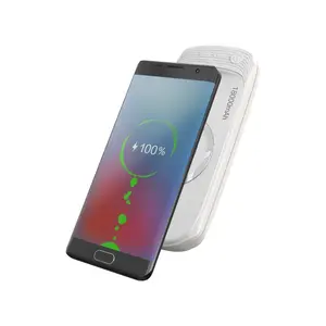 Black White Gray Three Color Wireless Charging Fast MOXOM Small Size Mobile Power Bank 18000mah Large Capacity