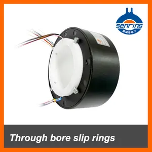 Crane Slip Ring motor used 12 circuits 10A with inner size 100mm of through bore slip ring