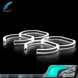 Lampu LED Angel Eyes <span class=keywords><strong>Halo</strong></span> Ring Multi-Warna Model DTM Horseshoe <span class=keywords><strong>SMD</strong></span> untuk BMW - Product Image 2