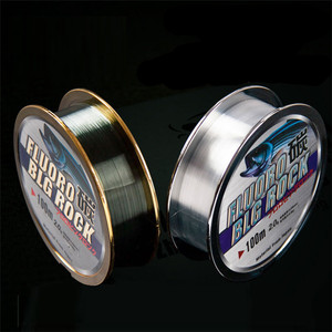 YOUME 100M Fluorocarbon Linea di Pesca Verde/Chiaro <span class=keywords><strong>Due</strong></span> Colori 1-25LB Leader In Fibra di Carbonio Linea di Pesca A Mosca Linea di Pesca - Product Image 2