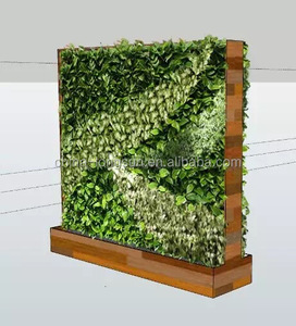 LSD-160416859 pared <span class=keywords><strong>vertical</strong></span> verde césped <span class=keywords><strong>artificial</strong></span> Sintético colgante de pared decoración de plantas de interior - Product Image 2