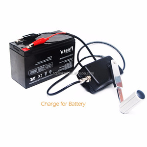 Générateur à main mince minimaliste, 12 pièces, secours d'urgence, facile à utiliser, commande à la main - Product Image 3