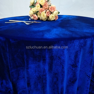 Tovaglia per Tavolo da Matrimonio in Velluto Rotonda - Product Image 5