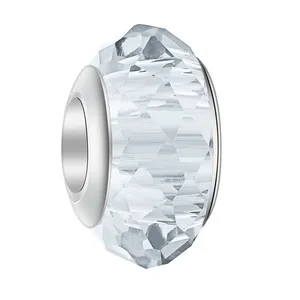 珠落地宝销售批量批发穆拉诺玻璃大孔珠水晶，灯罩玻璃欧洲珠定制20件