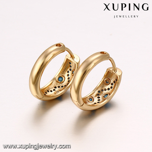 93380-xuping 18 k or costume & bijoux de mode petites boucles d'oreilles - Product Image 2