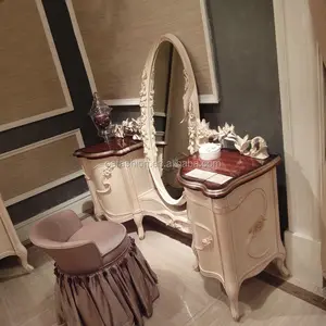 OE-FASHION dresser with mirror white design for princess for bedroom design ideas