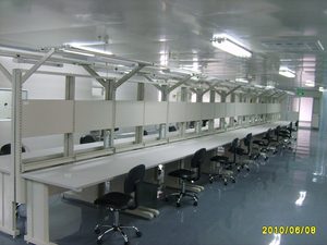 Tavolo da Lavoro <span class=keywords><strong>ESD</strong></span> Banco da Lavoro Resistente Tavolo da Laboratorio e Sedie per SMT EMS - Product Image 4