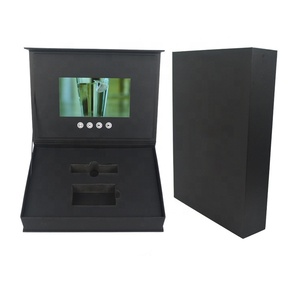 pantalla LCD de 7 pulgadas magnético de <span class=keywords><strong>la</strong></span> caja de regalo de lujo de saludar video Paquete de regalo para <span class=keywords><strong>la</strong></span> invitación de boda - Product Image 1