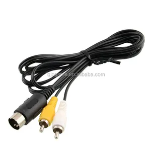 Kabel AV 1.8M Untuk Sega Genesis 1 untuk MD 1 AV Kabel Video Audio