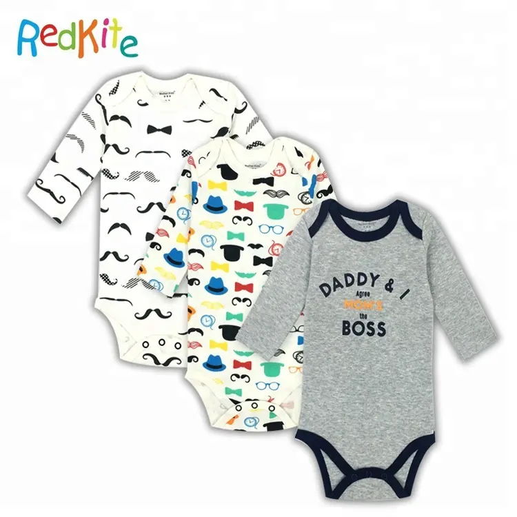 Großhandel Nette Baby Unisex Frühling Herbst Langarm Kleidung Neugeborenen Spielanzug-bodysuit Baby Körper