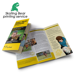 Livraison rapide taille personnalisée pliée A4 dépliant service d'impression de brochures papier kraft bon marché pour les emballages de magazines et de carton - Product Image 4