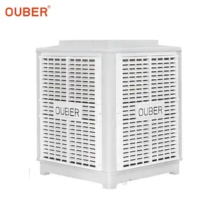 Ouber ar condicionado evaporativo 380v 25000, ventilador refrigerador de ar industrial evaporativo