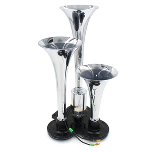 24โวลต์ดัง130dB 3ท่อสามทรัมเป็ตรถไฟรถบรรทุก<span class=keywords><strong>แตร</strong></span>อากาศที่มี12โวลต์แตรอากาศไฟฟ้า - Product Image 5