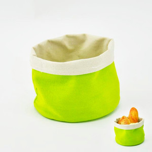 Ensemble de paniers à pain en tissu de cuisine vert Offre Spéciale pour fruits - Product Image 2