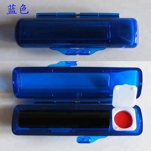 Trung Quốc Bán Buôn Tùy Chỉnh Nhật Bản Phong Cách Văn Phòng Nhựa Di Động Stamp Trường Hợp Với Ink Pad - Product Image 5