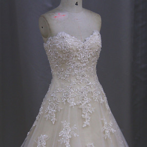 personalizar los modelos del cordón más el tamaño <span class=keywords><strong>de</strong></span> cuentas una línea debajo del busto vestido <span class=keywords><strong>de</strong></span> novia - Product Image 3