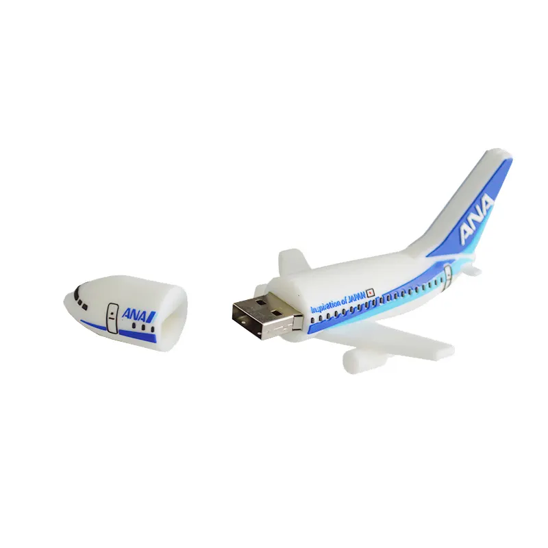 Pesawat Oem Promosi Murah 2GB 4GB Pvc Pesawat Terbang Usb Flash Drive