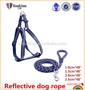 Réfléchissante chien corde animal en laisse et <span class=keywords><strong>harnais</strong></span> gros en chine - Product Image 1