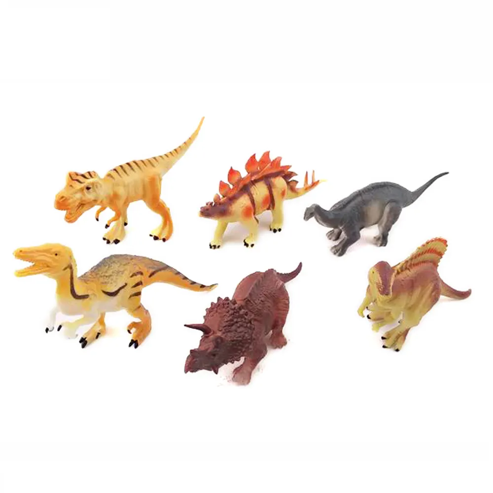 Mini dinosaurus model verschillende soorten plastic dinosaurus speelgoed set