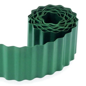 6M*20CM PE <strong>Garden</strong> Fence Flexible Border Tape Lawn <strong>Edging</strong> Fence <strong>Plastic</strong> Corrugated Curved Lawn <strong>Edging</strong> - Product Image 2