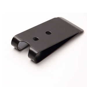 Vente en gros d'usine, clip de <span class=keywords><strong>ceinture</strong></span> <span class=keywords><strong>à</strong></span> ressort en acier métallique noir électro-plaqué de 25*52,3 mm pour étuis en cuir - Product Image 2