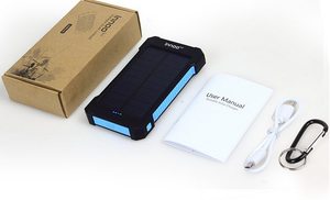 Productos interesantes 2016 impermeable banco de la energía solar 20000 mah cargador solar - Product Image 4