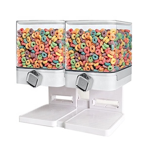 Wholesale Nuts Storage Container Square Food Dispenser Wheat Flakes Dry Food Dispenser