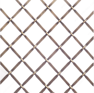 Malla Decorativa Contemporánea <span class=keywords><strong>Richelieu</strong></span> Hardware 88122048Bb, 48x72 Pulgadas, Acabado Latón Pulido - Product Image 1