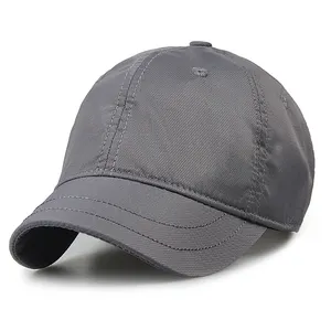 Short Brim Baseball Cap Dry Fit Running Hats And Caps For Outdoor Sport