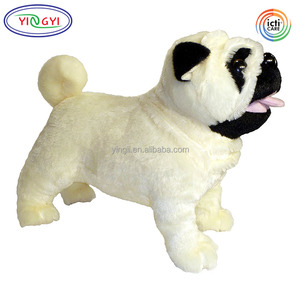 D670 Tùy Chỉnh Bán Buôn Đứng Farting Pug Con Chó Sang Trọng Thú Nhồi Bông Đồ Chơi Odm OEM Nhà Máy Bulldog Động Vật Âm Thanh Con Chó Sang Trọng Đồ Chơi - Product Image 3