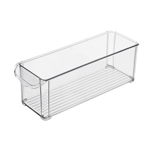 Clear Plastic Fridge Beverage Holder Refrigerator Soda Can Organizer for Kitchen Cabinet Pantry