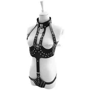 Belle Reine Modèle Cuir Lingerie Sexy <span class=keywords><strong>Bondage</strong></span> Poitrine Lingerie Corps Harnais De Retenue - Product Image 1