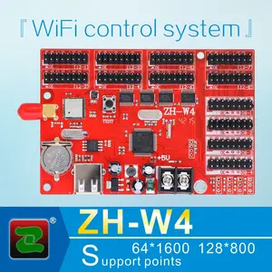 Zhonghang اللاسلكية rgb ZH-W4 led بطاقة وحدة التحكم ل P10 rgb شاشة عرض