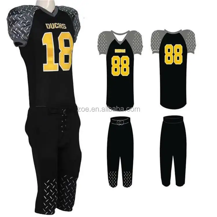 Großhandel leer niedrigen Preis Saison Spiel American Football Trikots, Fußball Uniformen