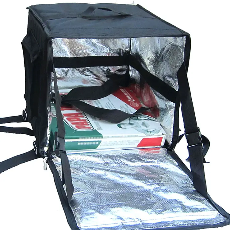 Robuste pizza sac à dos conducteur sacs de livraison de nourriture sac isotherme
