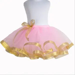 Tutú de ballet económico para niños, tutú rosa