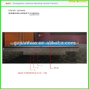 9ft sólidos de madera y pizarra mesa de billar - Product Image 1