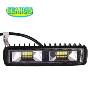 18W Work Light Bar with 3030 Chips Flood Spot Beam 1.4A DRL Woking light for JEEP SUV ATV Motorcycle Tractor Trailer Lamp White